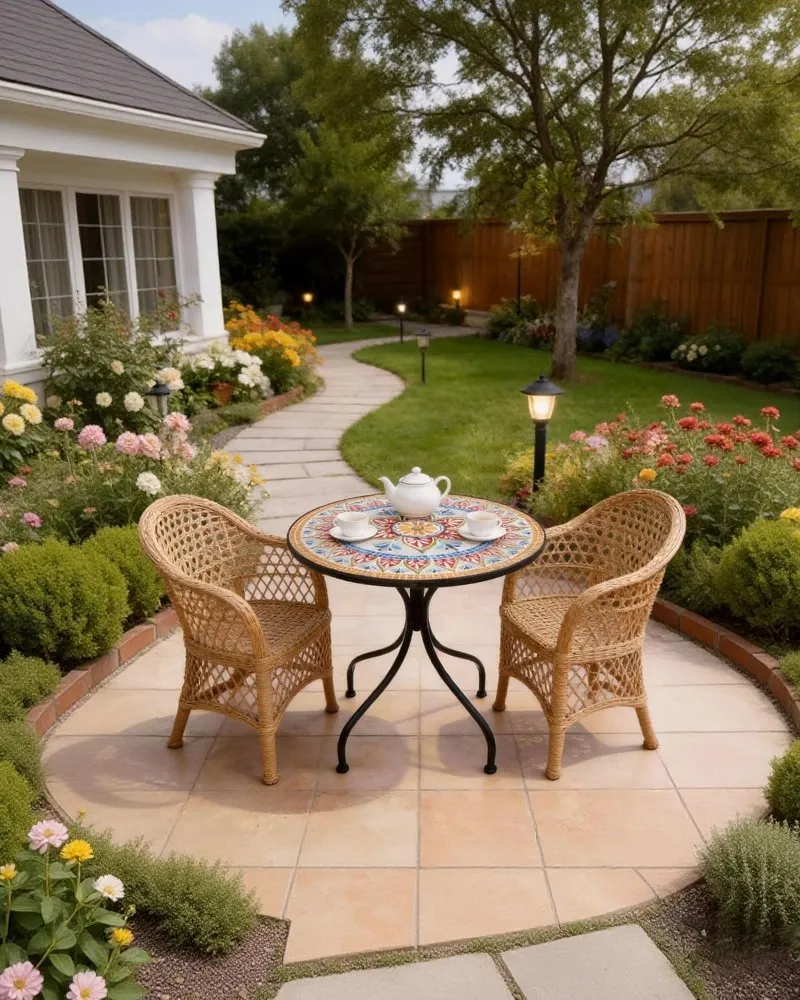 236 IN Mosaic Outdoor Side Table 236 IN Mosaic Outdoor Side Table